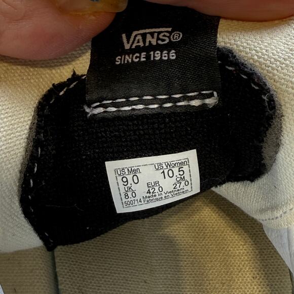 Vans Sk8-Hi Desert Skulls Grape Leaf & White Skate Shoes Unisex M=9 W=10.5 - Picture 9 of 9